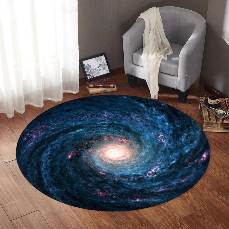 2D Polar Bear Round Rug Ice Ca - Home Bathroom Trends ulasan dan harga