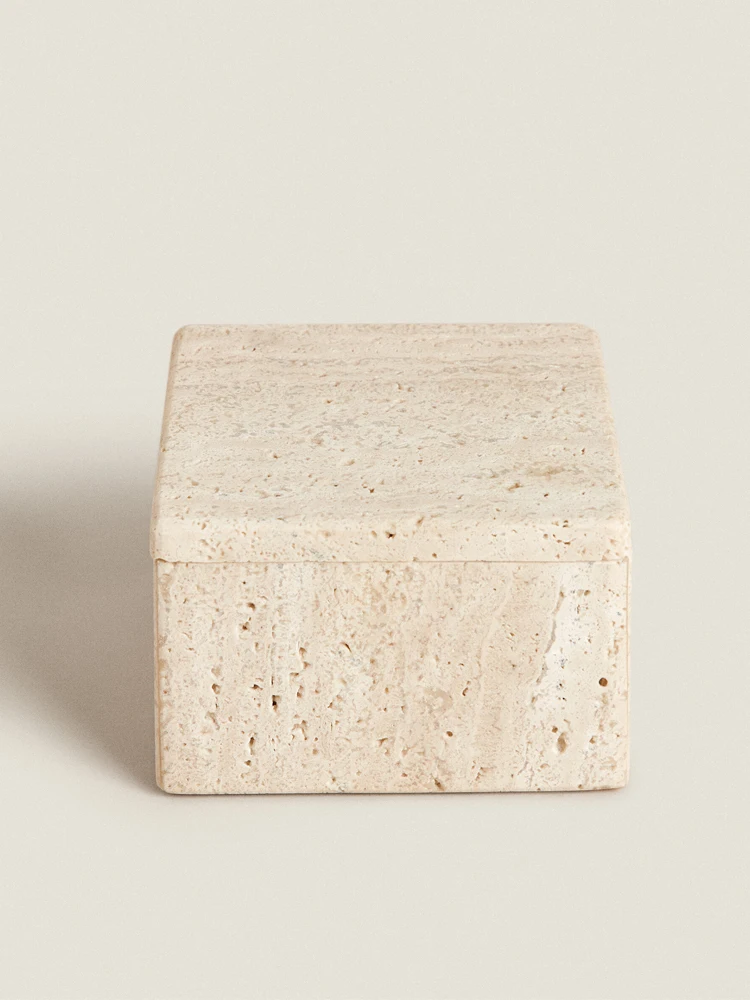 Travertine Storage Container f - Bath Salts Jar ulasan dan harga