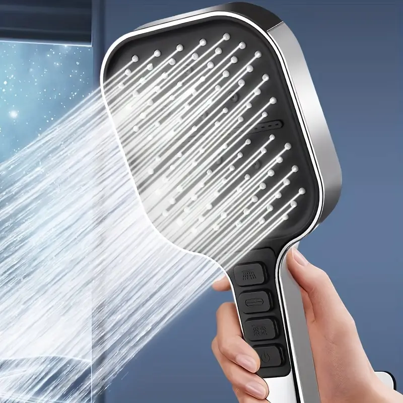 7 Setting Silver Handheld Show - Home One Bathroom Accessories ulasan dan harga