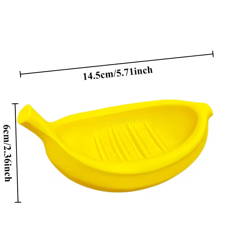 1pc Creative Banana Soap Dish, - Home Bathroom Sink ulasan dan harga