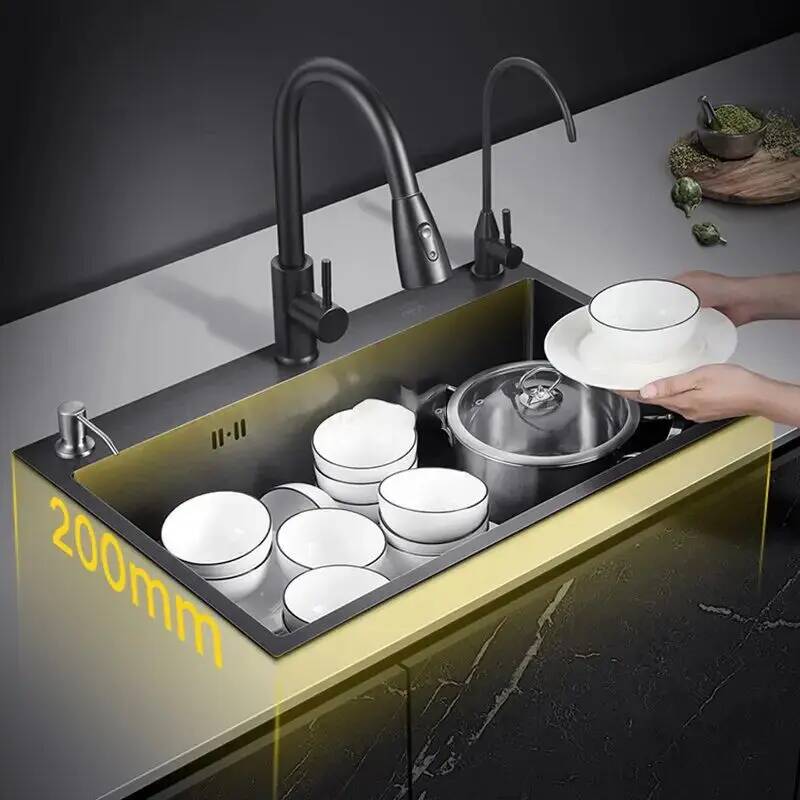 Bathroom Black Nano Kitchen Si - Home One Bathroom Accessories ulasan dan harga