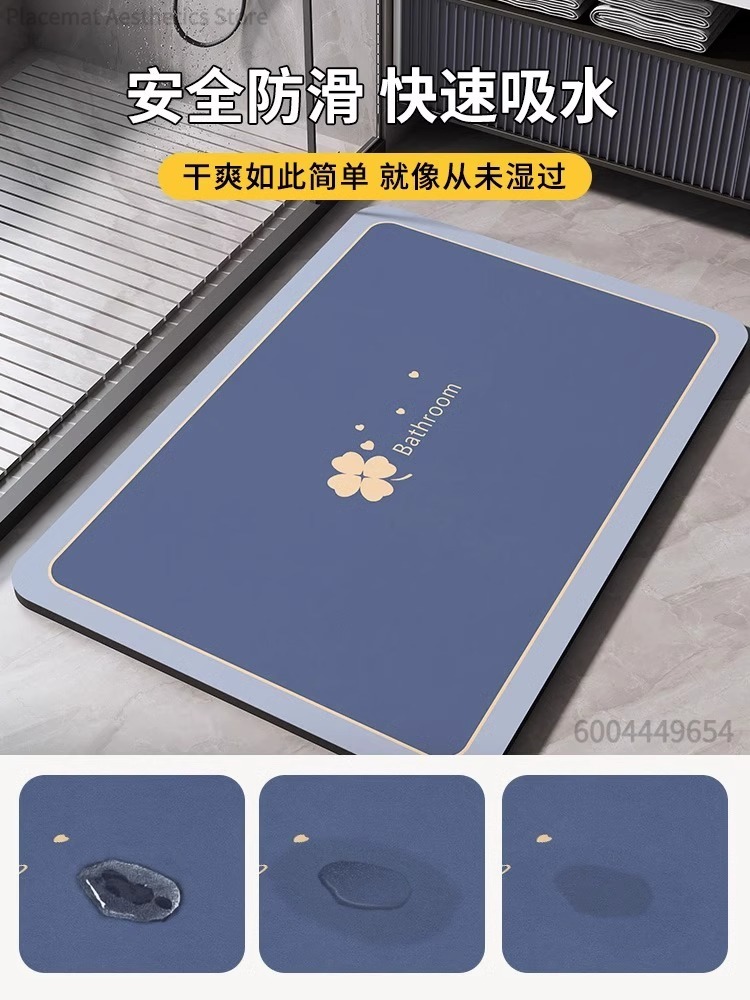 Super Absorbent Bathroom Mat B - Home Bathroom Floor Mats ulasan dan harga