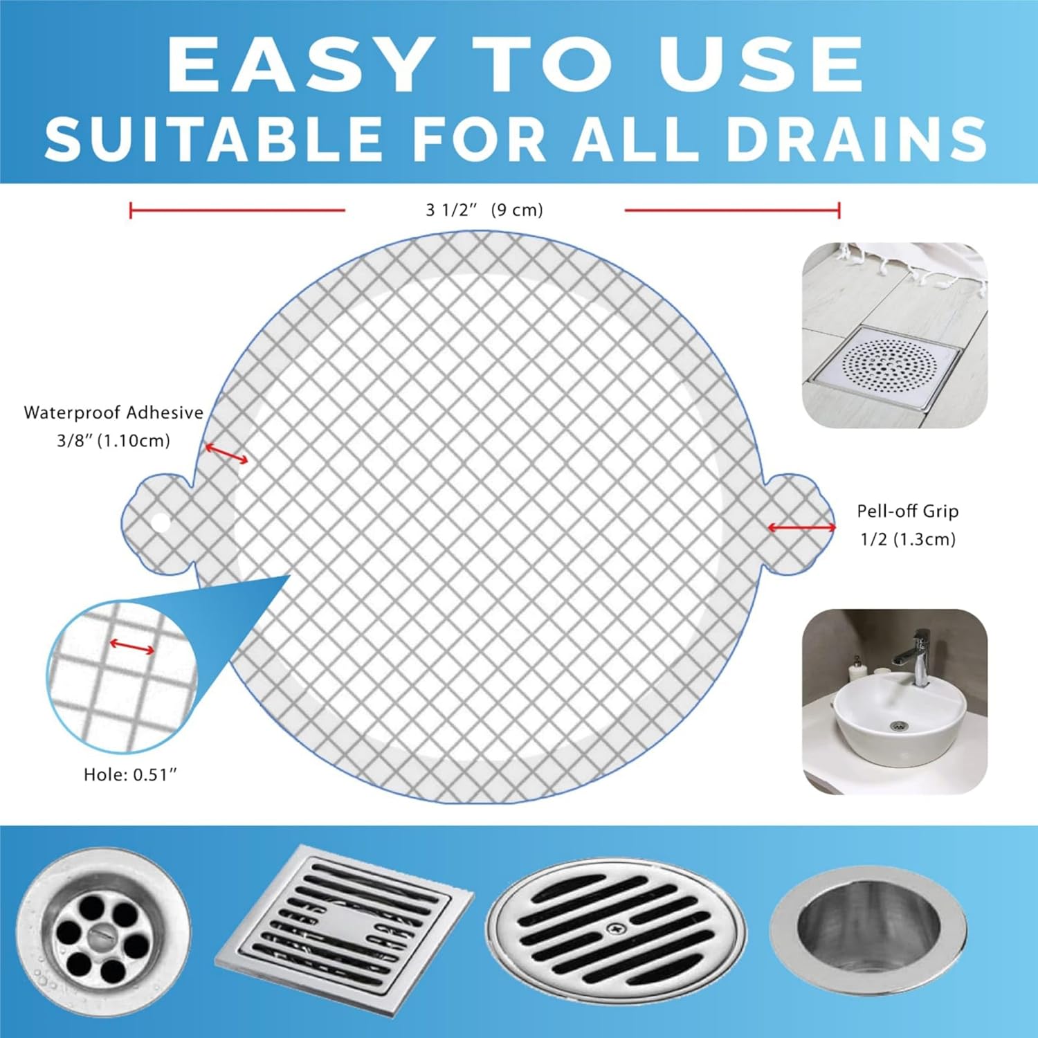 35 Pack Disposable Shower Drai - Drain Hair Catcher ulasan dan harga