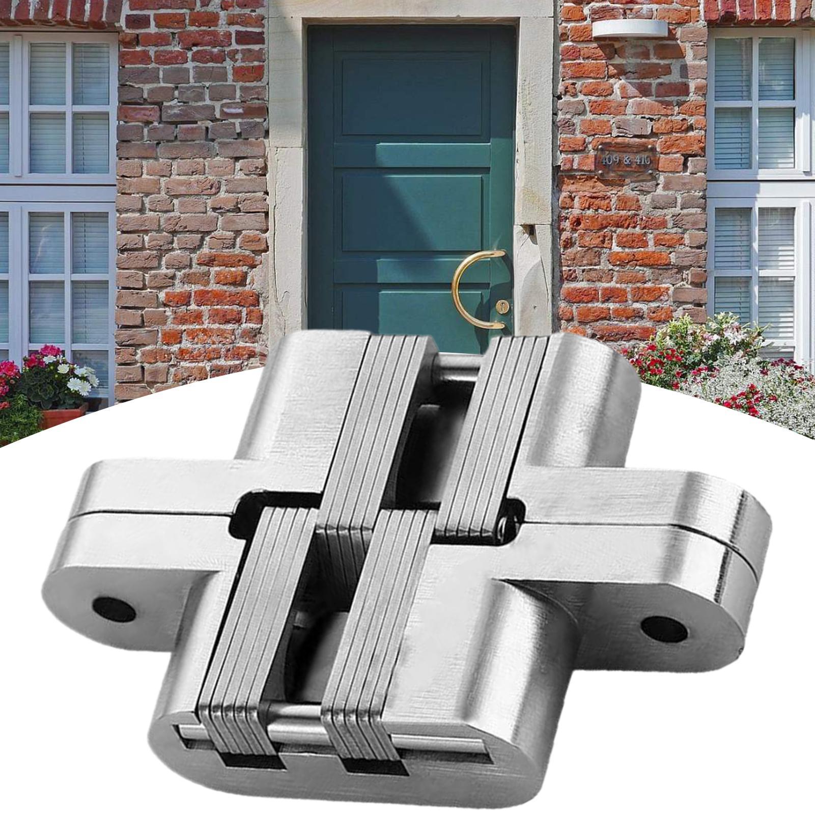 Invisible Door Hinges 180 Degr - Home Bathroom Hardware ulasan dan harga