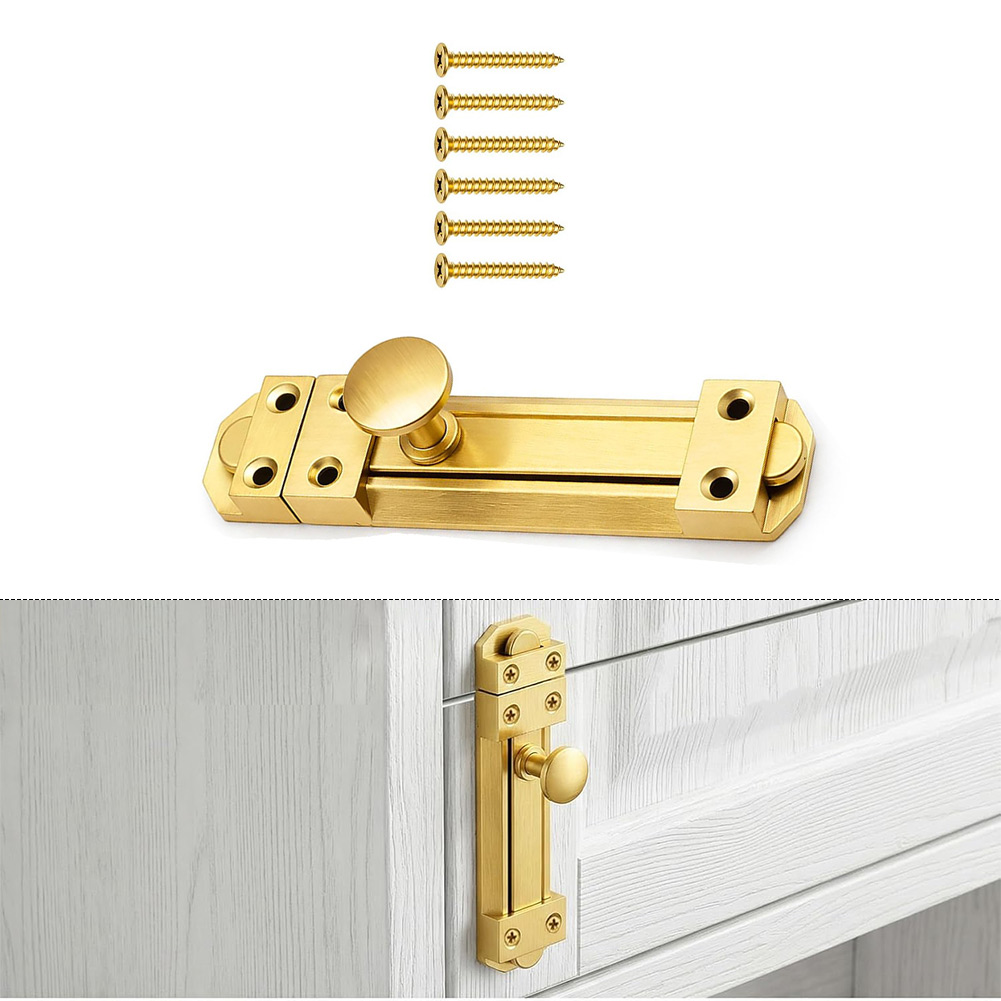 5 Inch Solid Brass Sliding Doo - Home Bathroom Hardware ulasan dan harga
