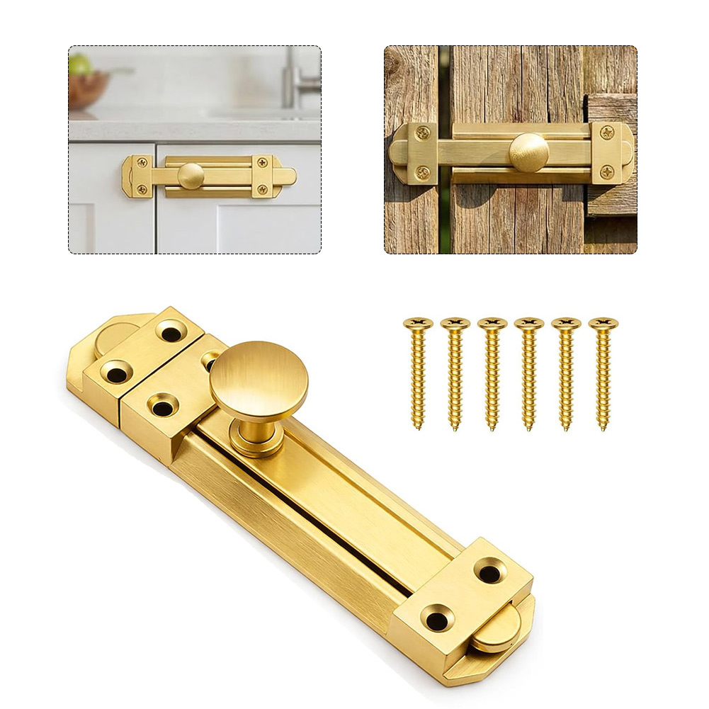 5 Inch Solid Brass Sliding Doo - Home Bathroom Hardware ulasan dan harga