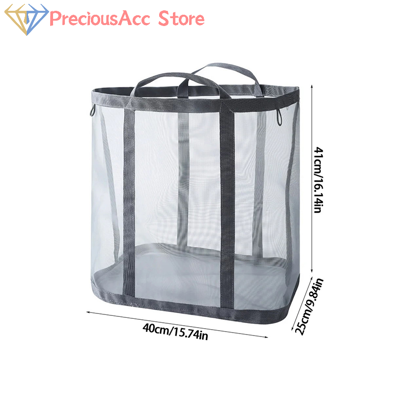 Collapsible Clothes Basket Wit - Home Bathroom Supplies ulasan dan harga
