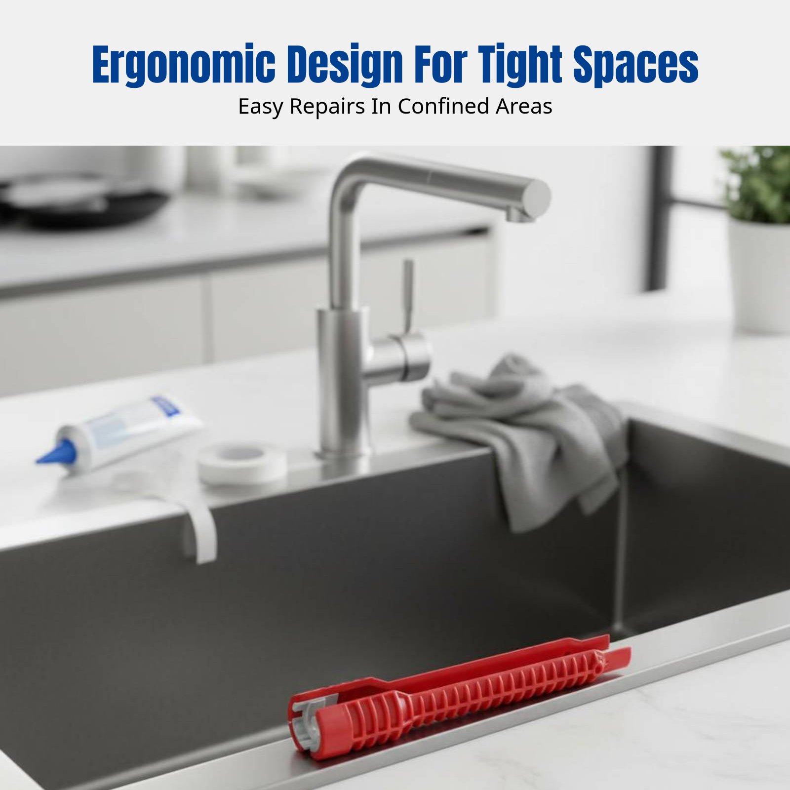 Plumbing Sink Wrench, Multifun - Home Bathroom Sink ulasan dan harga