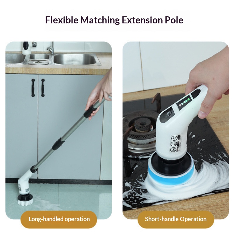 HOMEFISH Cordless Spin Scrubbe - Home Bathroom Products ulasan dan harga