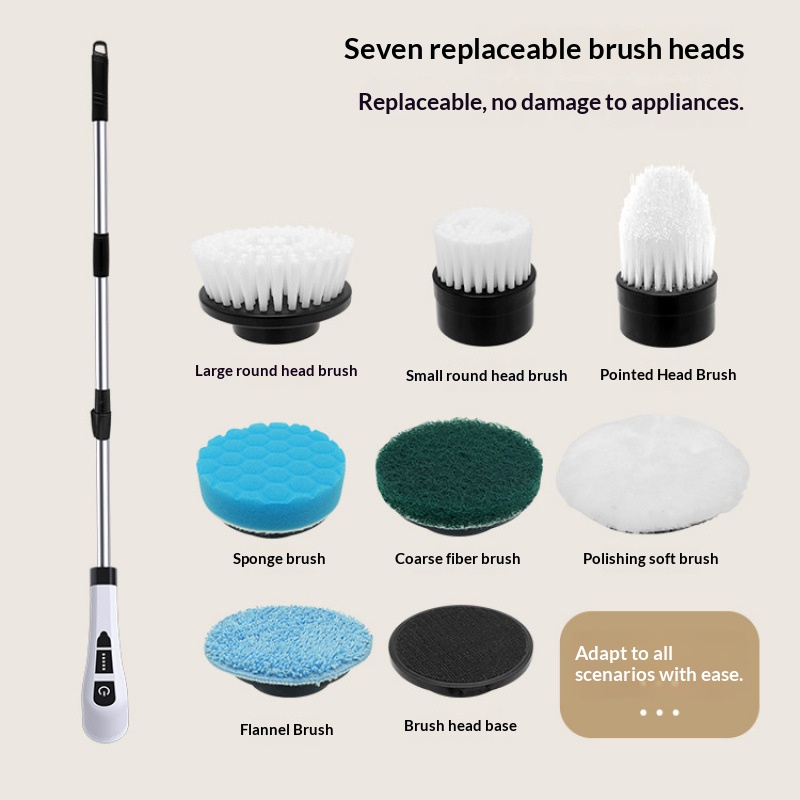 HOMEFISH Cordless Spin Scrubbe - Home Bathroom Products ulasan dan harga