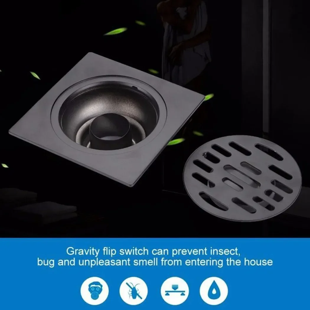 Shower Floor Drain Stainless S - Home Bathroom Hardware ulasan dan harga