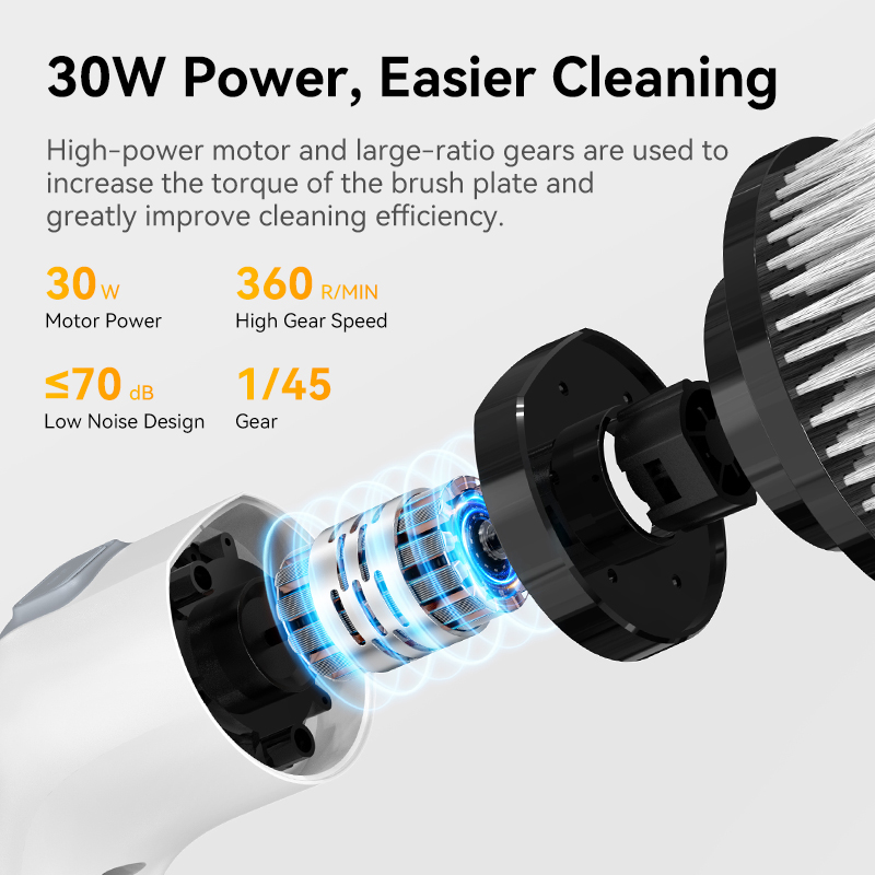 Electric Cleaning Brush Cordle - Home Bathroom Products ulasan dan harga