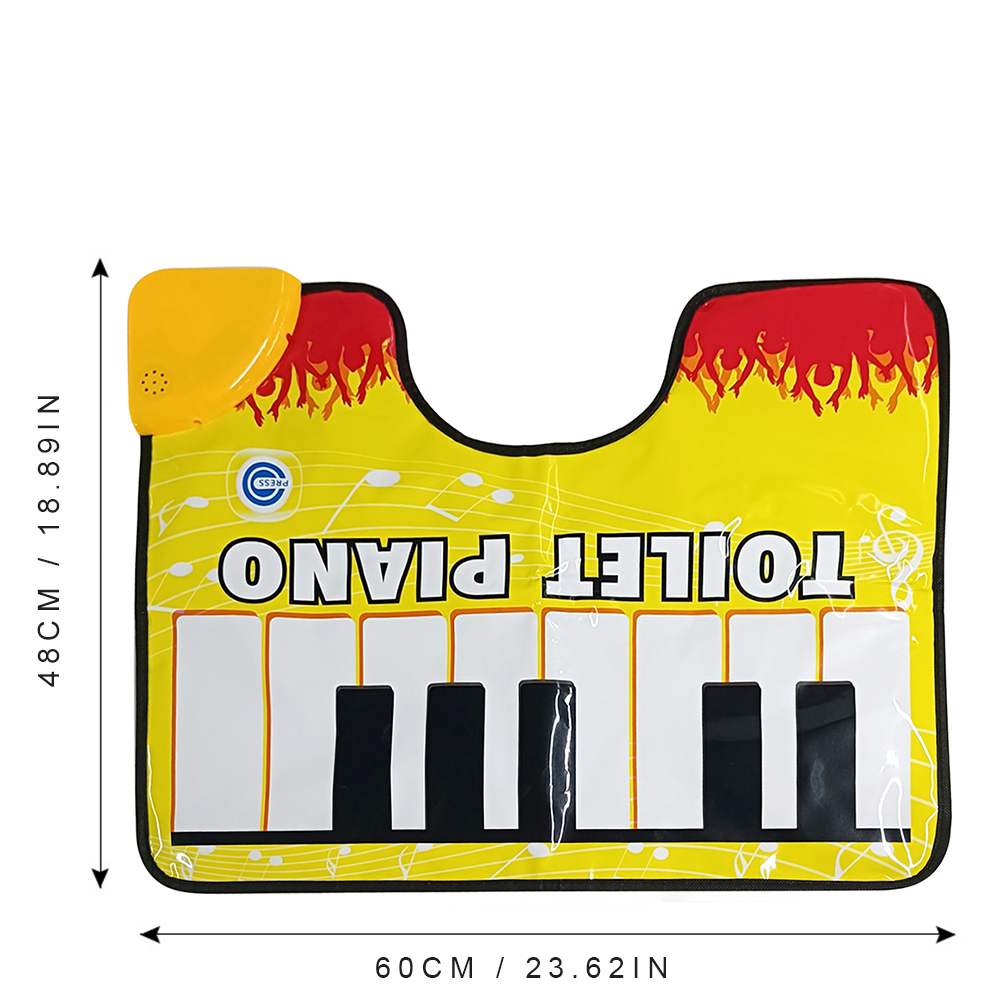 Toilet Piano Mat Novelty Potty - Home Bathroom Floor Mats ulasan dan harga