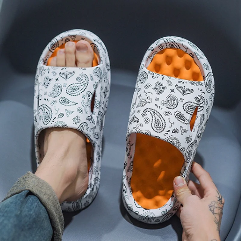 Summer Men Massage Beach Shoes - Home Bathroom Trends ulasan dan harga