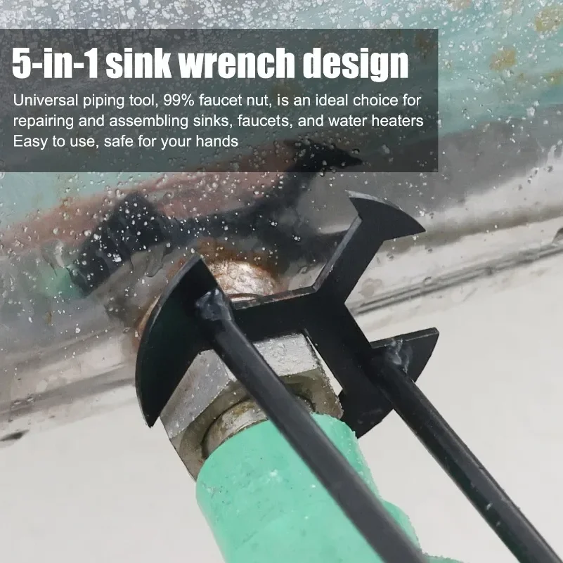 5-in-1 Sink Wrench Multifuncti - Home Hardware Bathroom Sinks ulasan dan harga