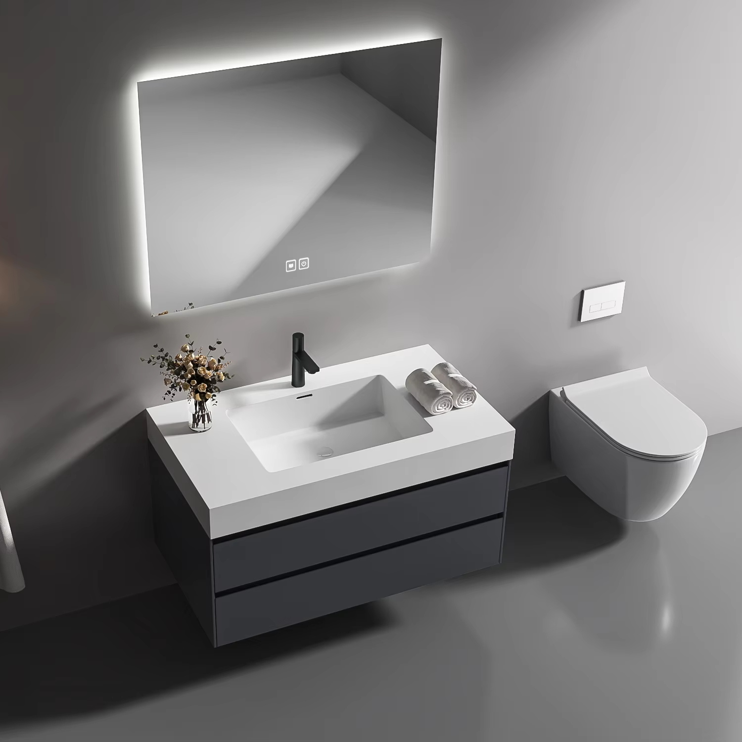 Modern Luxury Wall Mount Bathr - Home Bathroom Trends ulasan dan harga