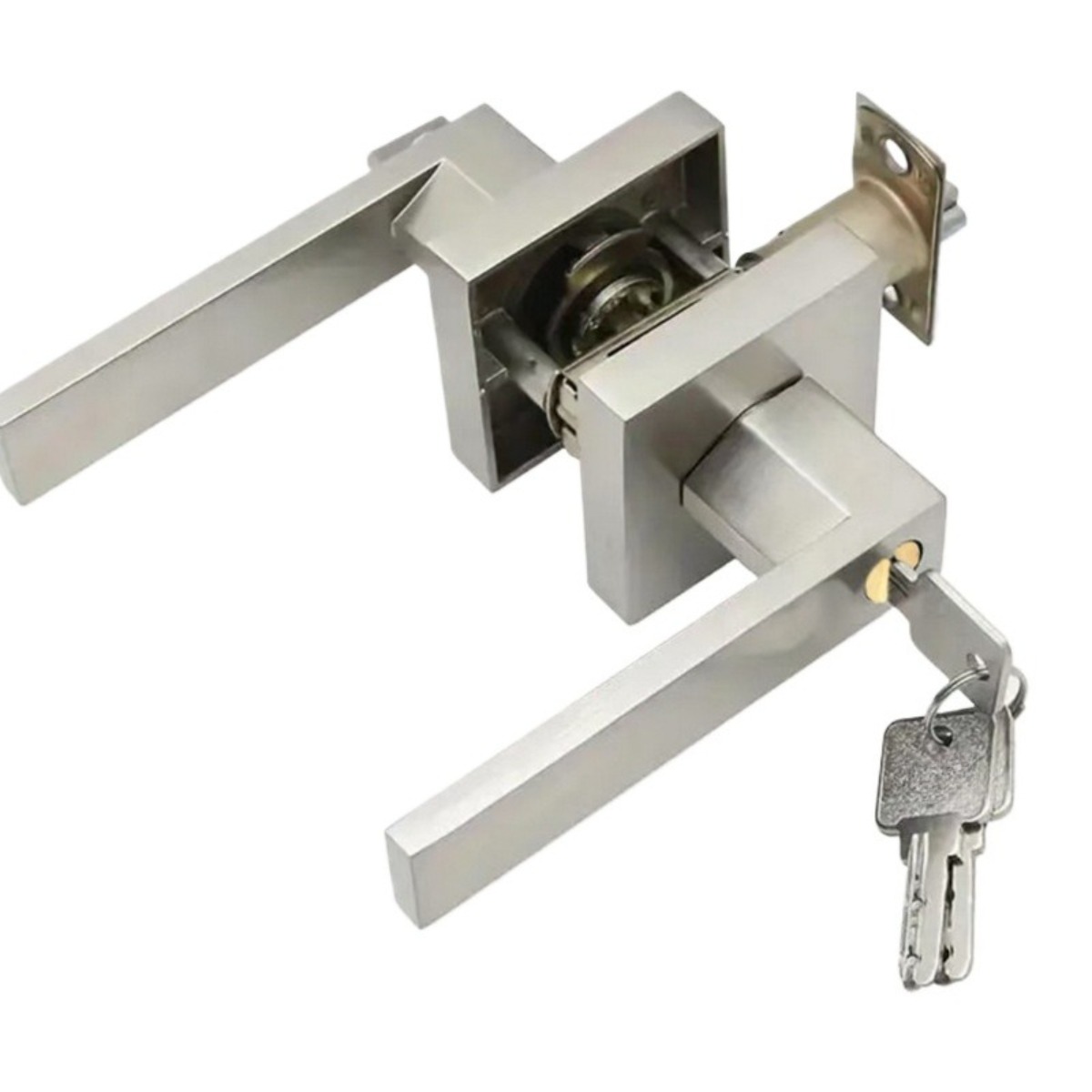 Privacy Door Lock Black Lever  - Home Bathroom Hardware ulasan dan harga