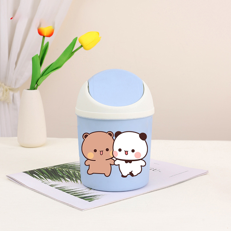 Bubu Dudu Mini Desktop Bin Yie - Home Bathroom Trash Can ulasan dan harga
