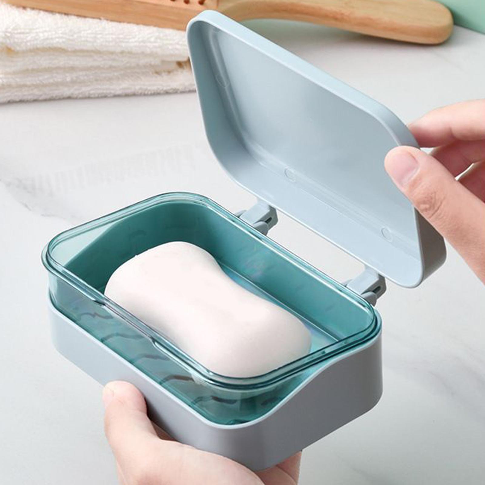 Dustproof Soap Dish with Lid S - Home Bathroom Sink ulasan dan harga