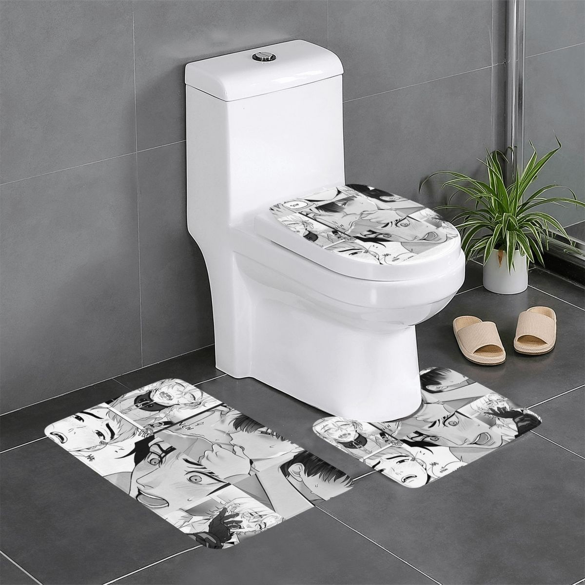 The Good Yaoi Boys 3 Pcs Bath  - Home Goods Bathroom Sets ulasan dan harga