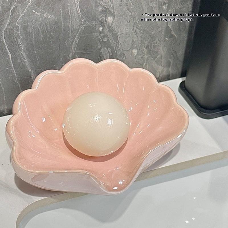 1/2Pcs Shell Shape Drain Soap  - Home Bathroom Supplies ulasan dan harga