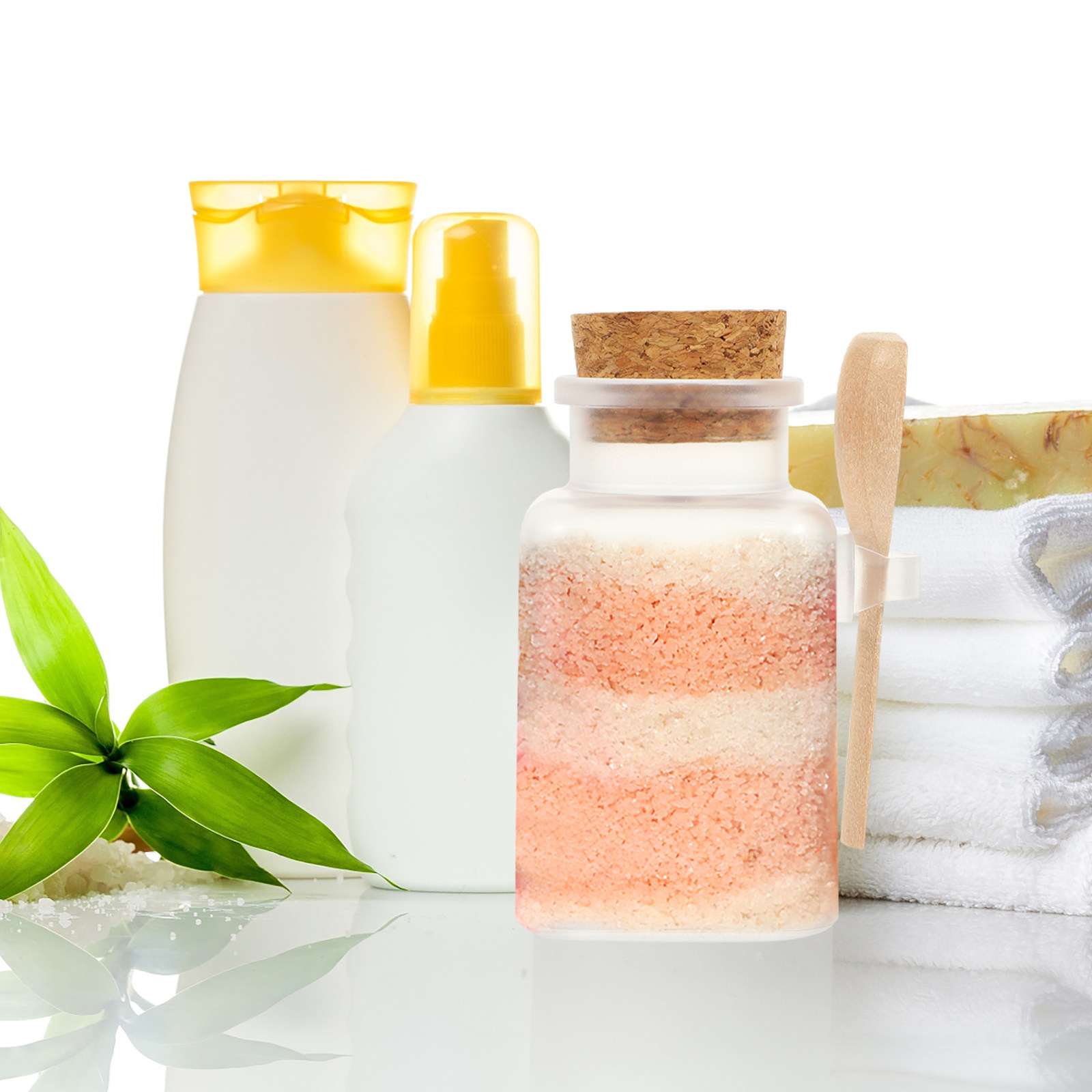6Pcs Bath Salt Bottle Set Smal - Bath Salts Jar ulasan dan harga