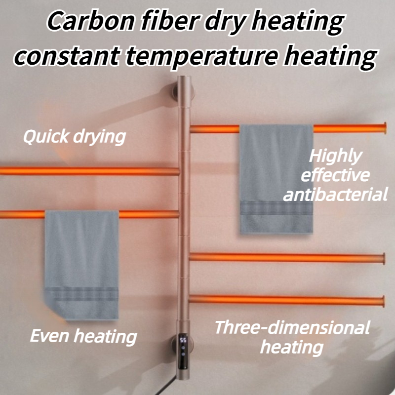 Electric Heated Towel Rail Rot - Home Bathroom Supplies ulasan dan harga