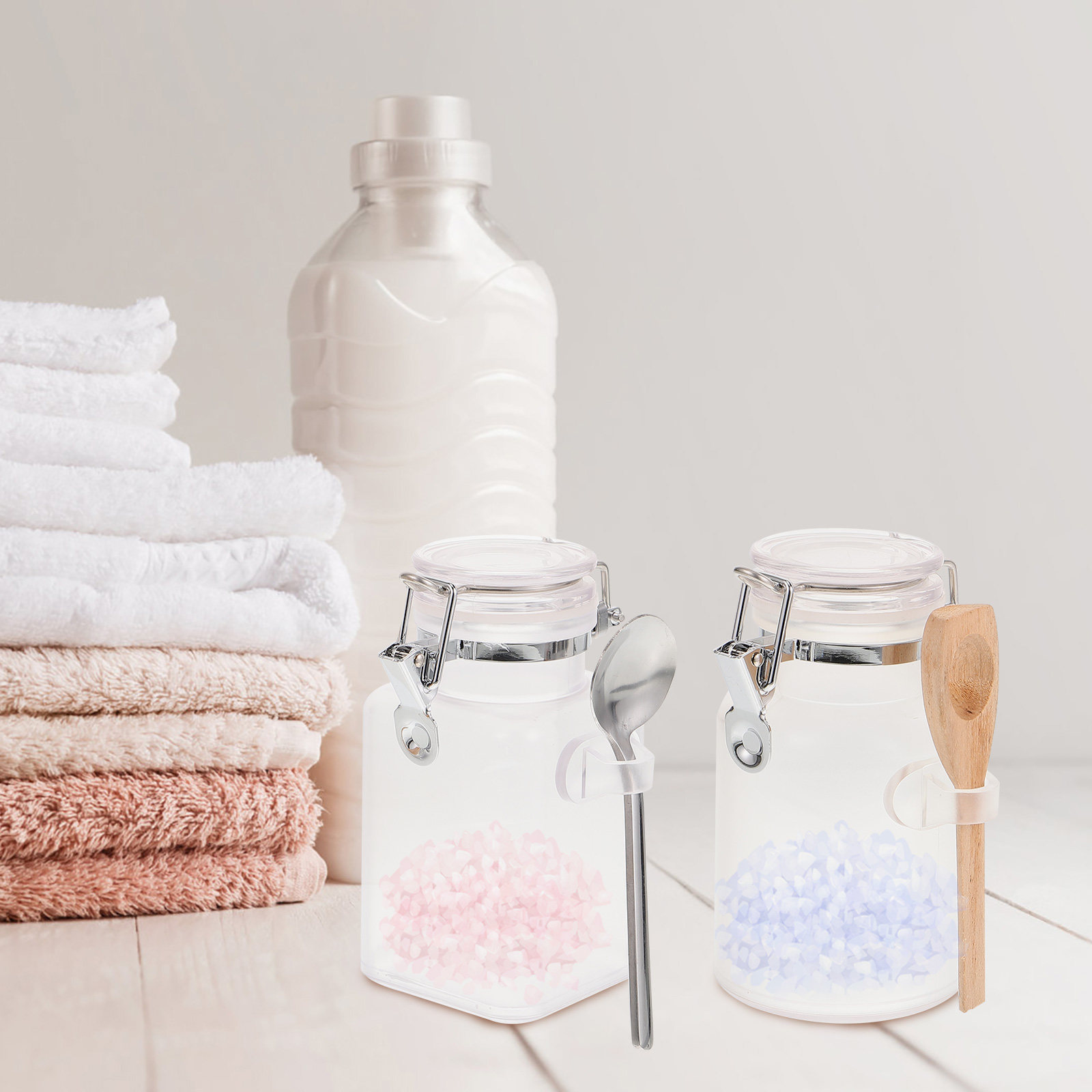2Sets Bath Salt Sealed Storage - Bath Salts Jar ulasan dan harga