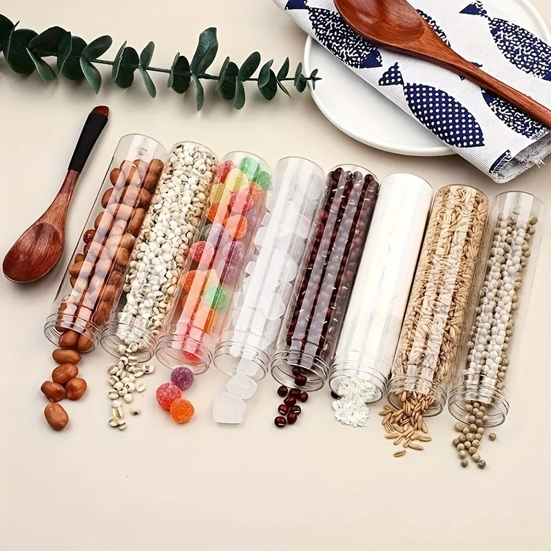 25pcs Plastic Transparent Tube - Bath Salts Jar ulasan dan harga