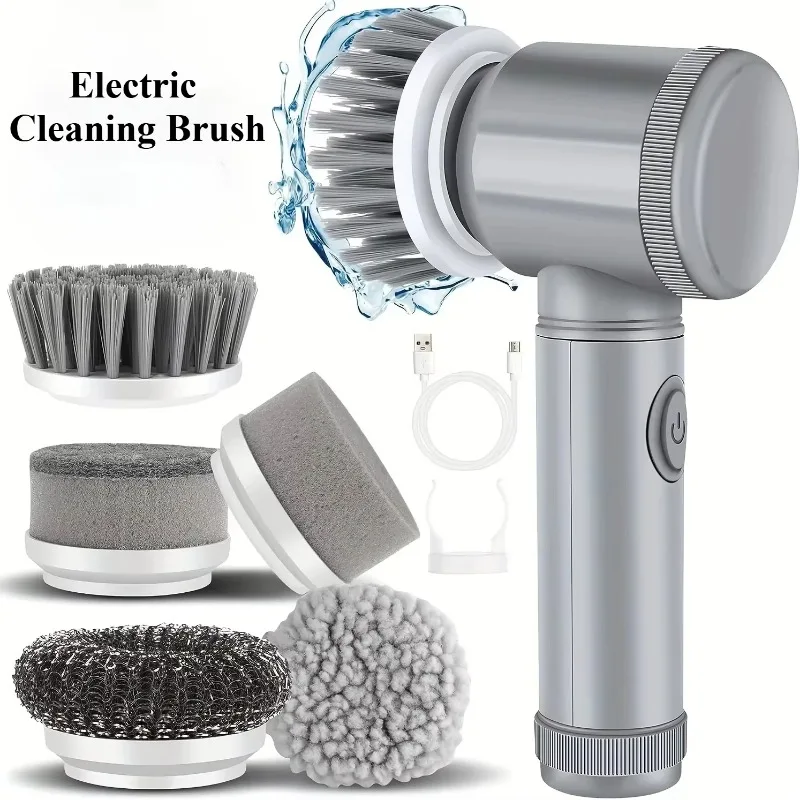 New Cordless Spin Scrubber Ele - Home Bathroom Products ulasan dan harga