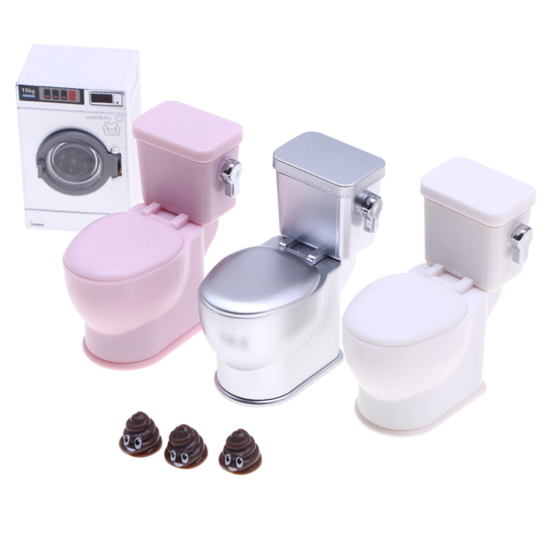 1Set 1:12 Dollhouse Miniature  - Home Bathroom Supplies ulasan dan harga