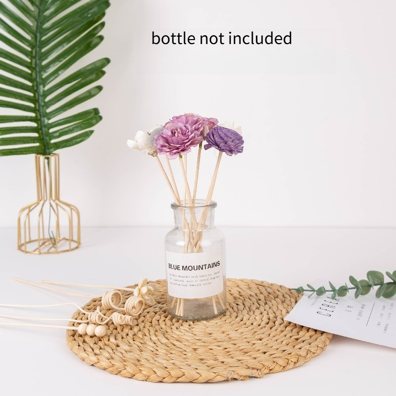 Rattan Sticks and Sola Flowers - Home One Bathroom Accessories ulasan dan harga