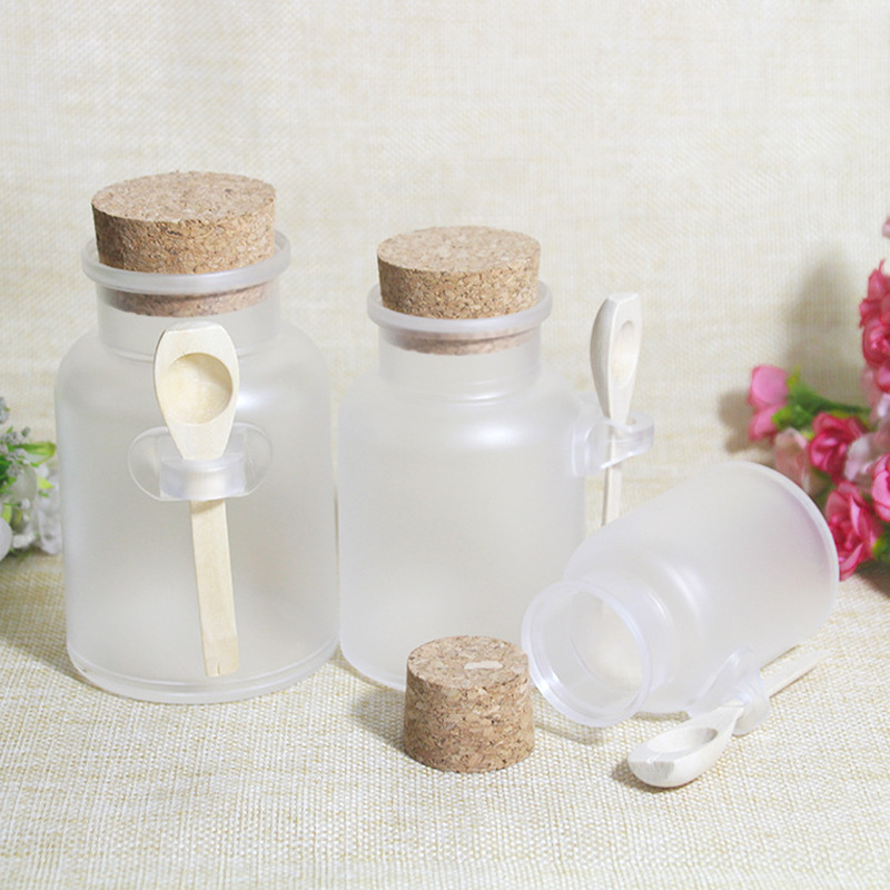 100g 200g 300g Matte Plastic B - Bath Salts Jar ulasan dan harga